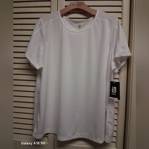 Ideology White Sport Short Sleeve Tee